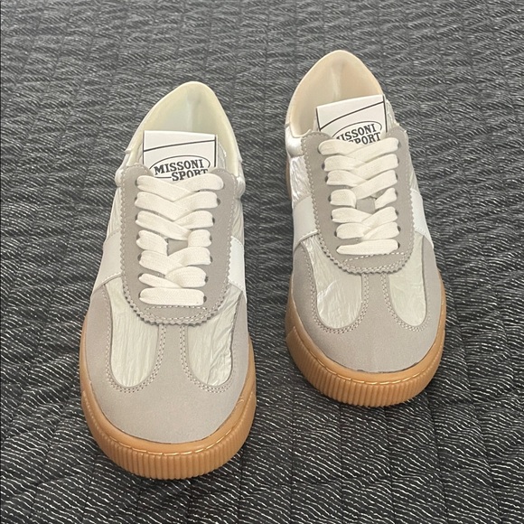 Missoni Shoes - Missoni Sport Gray and White Athletic Shoes